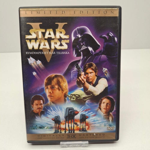Star Wars V Rymdimperiet slår tillbaka - Region 2, DVD, Svensk text, Fint skick