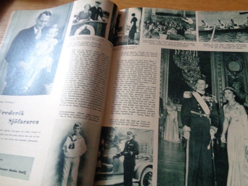 Svensk Damtidning nr18 1952 kungligt Danmark, Kungligt omslag Carl Gustaf