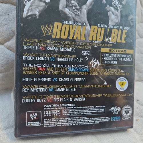 WWE Royal Rumble DVD med John Cena seald