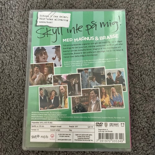 DVD: Skyll inte på mig! med Magnus & Brasse
