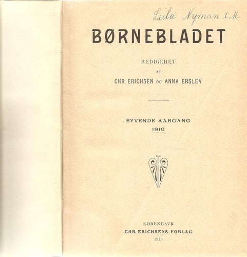 Börnebladet. 1910. Syvende aargang.