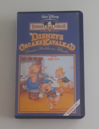 Disney Oscars Kavalkad Små Grisar, Fula Ankungen, Kvarnen & Fler / VHS / SE