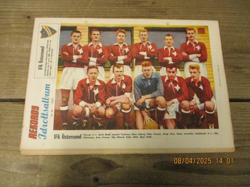 Tidningen REKORD Nr 40-1959, Lagbild IFK Östersund