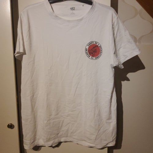 157 vit t-shirt, storlek XL