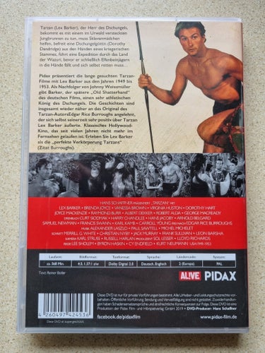 Lex Barker Tarzan Collection (3 DVD) - INGEN SVENSK TEXT