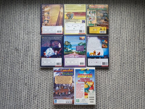 Blandade VHS & DVD-filmer: Duck Tales & Denver!