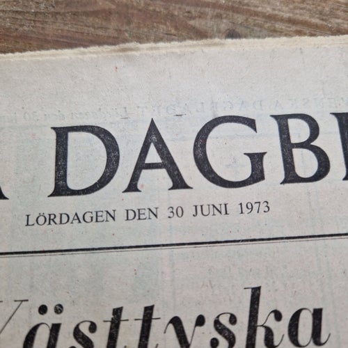 Svenska Dagbladet Lördagen den 30 Juni 1973