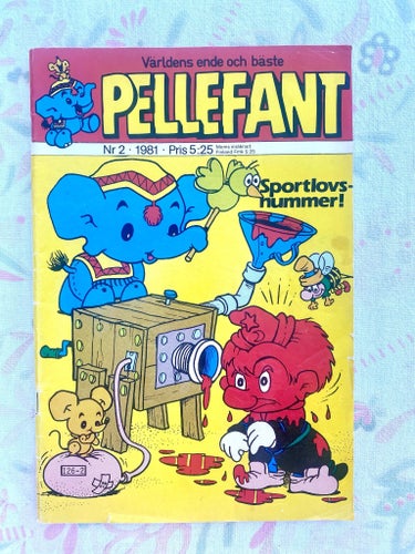 Pellefant - 2 stycken serietidningar - 1981