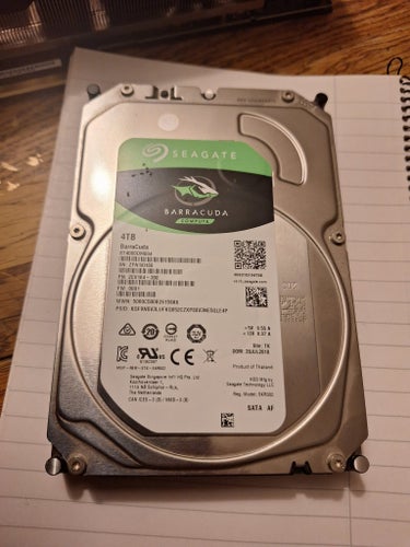 Seagate Barracuda 4TB HDD