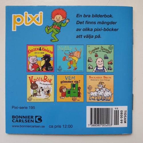 Pixi Bok "Vem gömmer sig?" av Svend Ahnström