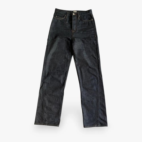 Toteme Twisted Seam Full Length Raw Blue-jeans