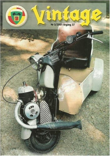 VINTAGE NR 3 2001 - MOTORHISTORISKA KLUBBEN I SKÅNE
