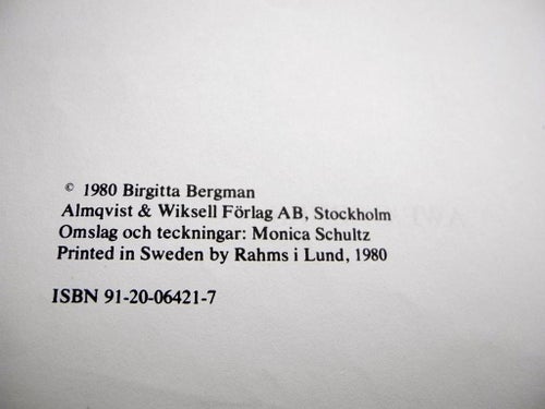 HÄR KOMMER LILLAN Birgitta Bergman 1980