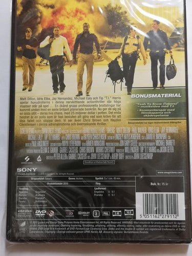DVD Takers Paul Walker Idris Elba INPLASTAD