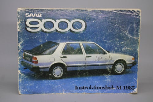 Instruktionsbok SAAB 9000 M 1985