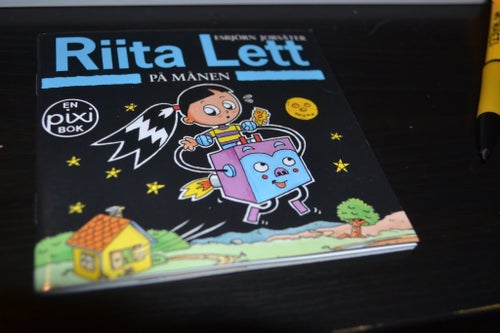 Pixi bok Riita Lett på månen