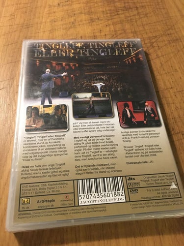 Jacob Tingleff - Tingleff, Tingleff eller Tingleff - Ny/Inplastad - DVD