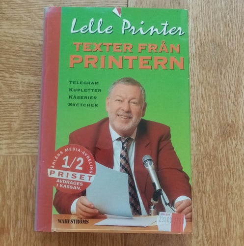 Texter från Printern - Lelle Printer (Wahlströms) Bok
