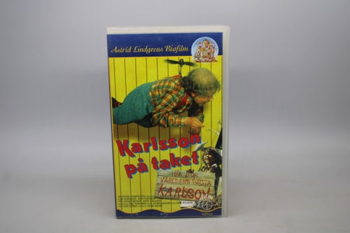 Astrid Lindgrens - Karlsson på taket - VHS