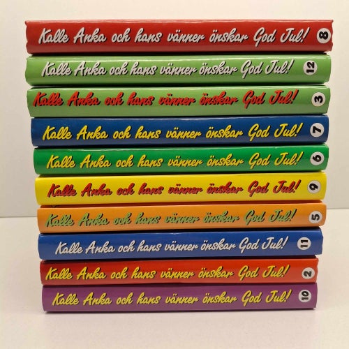 Kalle Anka och hans vänner önskar God Jul x10 Seriepaket - Se bilder för nummer