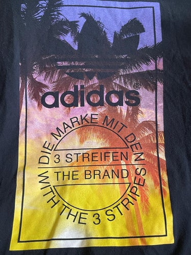 Adidas svart t-shirt, storlek L
