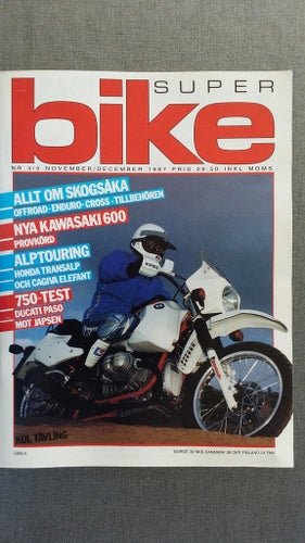 Super Bike nr 4/5 1987: Ducati 750 Paso, Yamaha FZ 750, Honda VFR 750 F