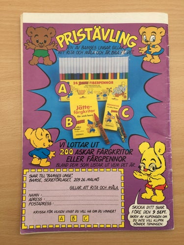Bamse Nr 9 1993