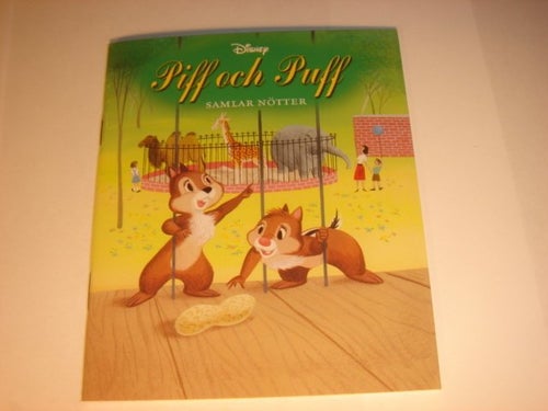 PIFF OCH PUFF SAMLAR NÖTTER DISNEY BOK NY OLÄST