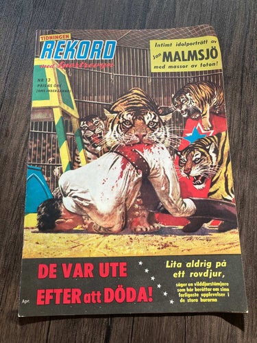 Tidningen Rekord med Sportrevyn nr 13 1963