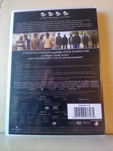 American gangster, 2 Dvd