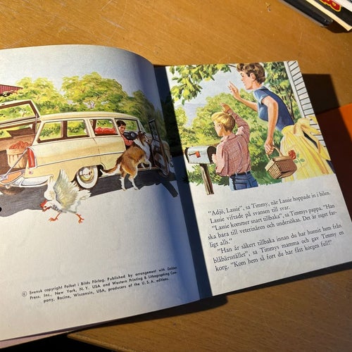 FIB:s gyllene bok 144 Lassie och Tusse tvättbjörn