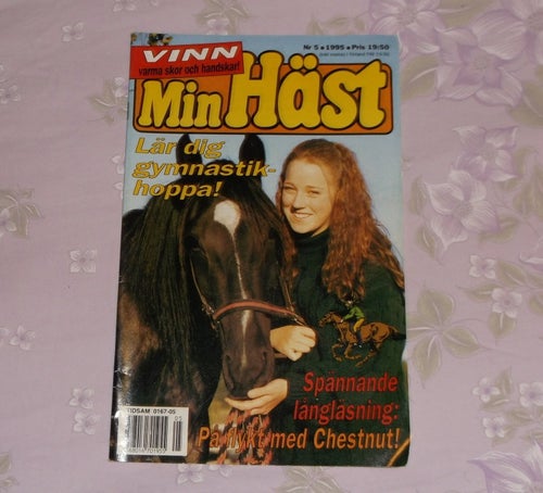 Min Häst tidning nr 5 1995 hästtidning hästar barn tonår häst tjej tidning