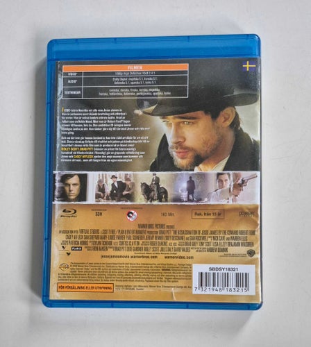 The Assassination of Jesse James by the Coward Robert Ford Blu-ray / Fin Skiva