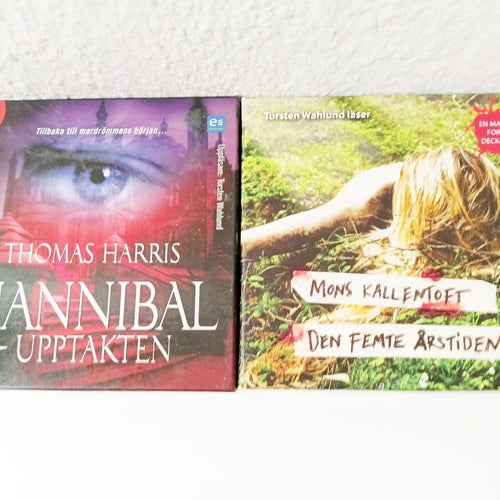 2st Ljudböcker Manliga Författare 16CD Harris Kallentoft Hannibal Upptakten mfl
