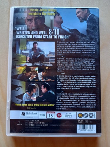 DVD-FILM "THE HEAVY" MED VINNIE JONES OCH STEPHEN REA FRÅN 2010