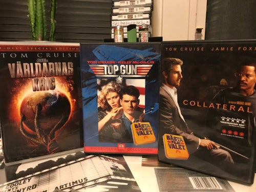 Världarnas Krig, Top Gun, Collateral - Tom Cruise