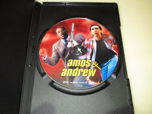 Amos & Andrew DVD med Nicolas Cage och Samuel L. Jackson