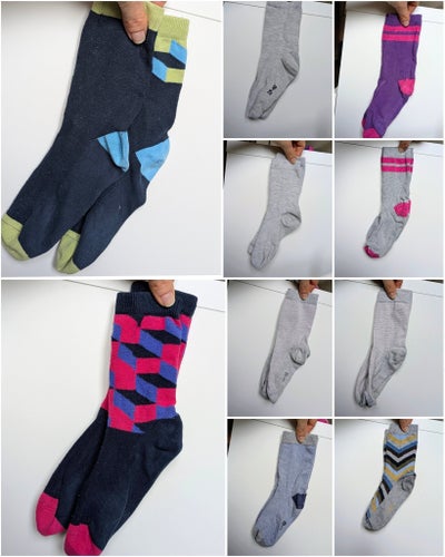 10 Par Sockar Strumpor Newbody Storlek 37-40