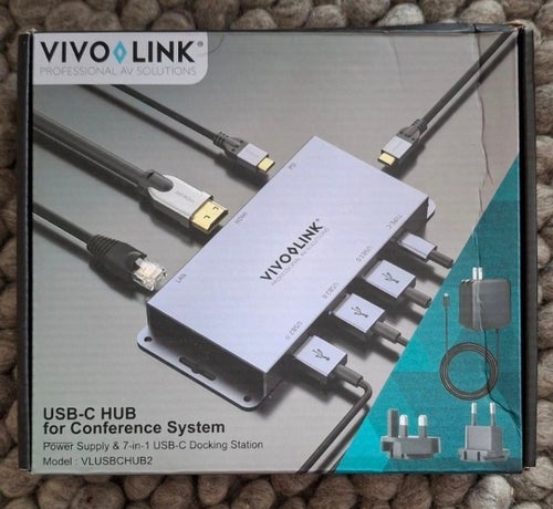 VIVOLINK USB-C Hub för Konferenssystem