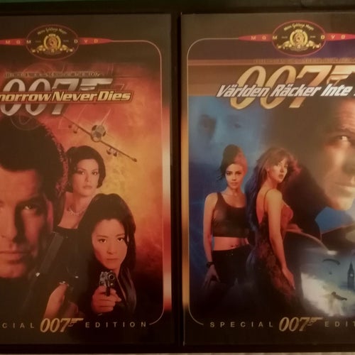 2 st James Bond 007 = Pierce Brosnan. MGM Special Edition DVD-filmer.