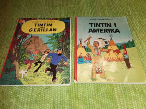 2 st seriemagasin Tintin