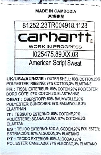 Helt ny Carhartt svart tröja, storlek XS