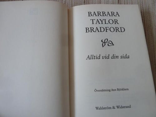 ALLTID VID DIN SIDA, B. T. BRADFORD, 1998,  BÖCKER
