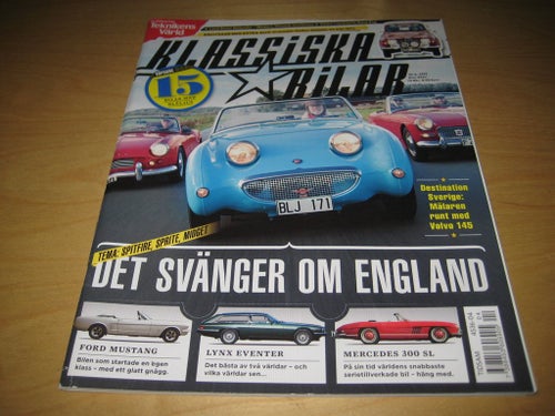 KLASSISKA BILAR NR 4 2012. MERCEDES 300 SL , FORD MUSTANG, M,M