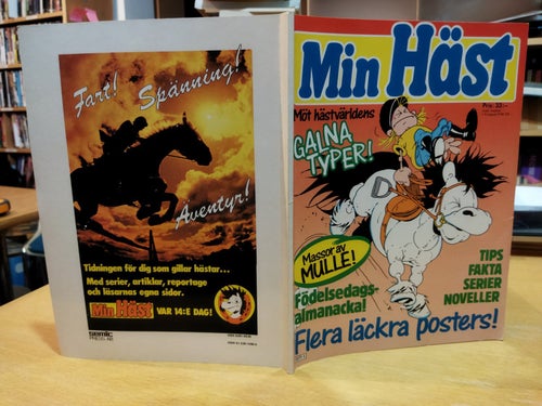 Min häst presentalbum 1988 + poster, Very Fine plus