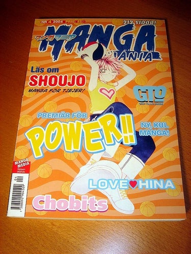 MANGA MANIA (svensk) NY OLÄST Nr 4 2004 !!!