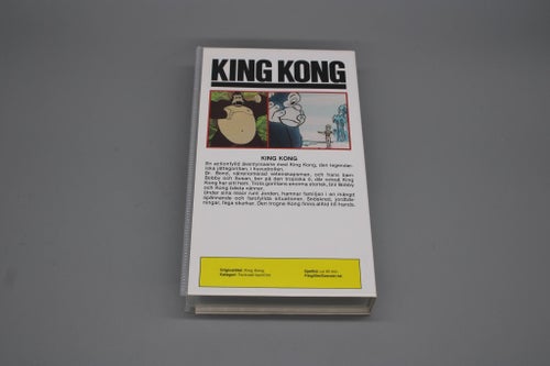 KING KONG - Tecknad klassiker - INPLASTAD (VHS)