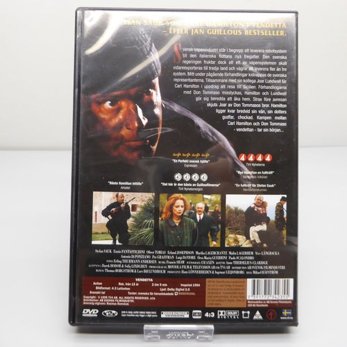 Vendetta - Stefan Sauk - Region 2, DVD-film, Svensk text, Fint skick