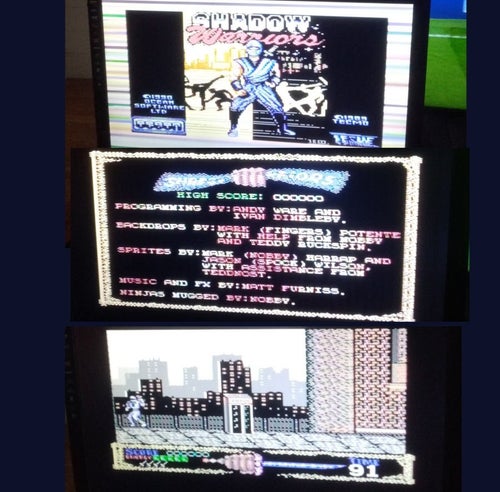 Shadow Warriors (Ocean Software) Lös tape - Kassett ->TESTAD<- Commodore 64