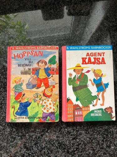 2 st Agent Kajsa + Trollet Hoppsan vill bli berömd Wahlströms Barnböcker
